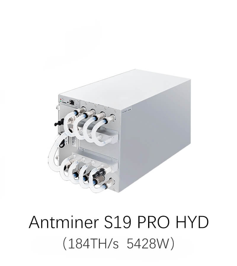 Bitmain Antminer S19 Pro Hyd. 170T 177T 184T 5428W BTC BCH BSV Bitcoin Miner Hydro-cooling Mining Machine