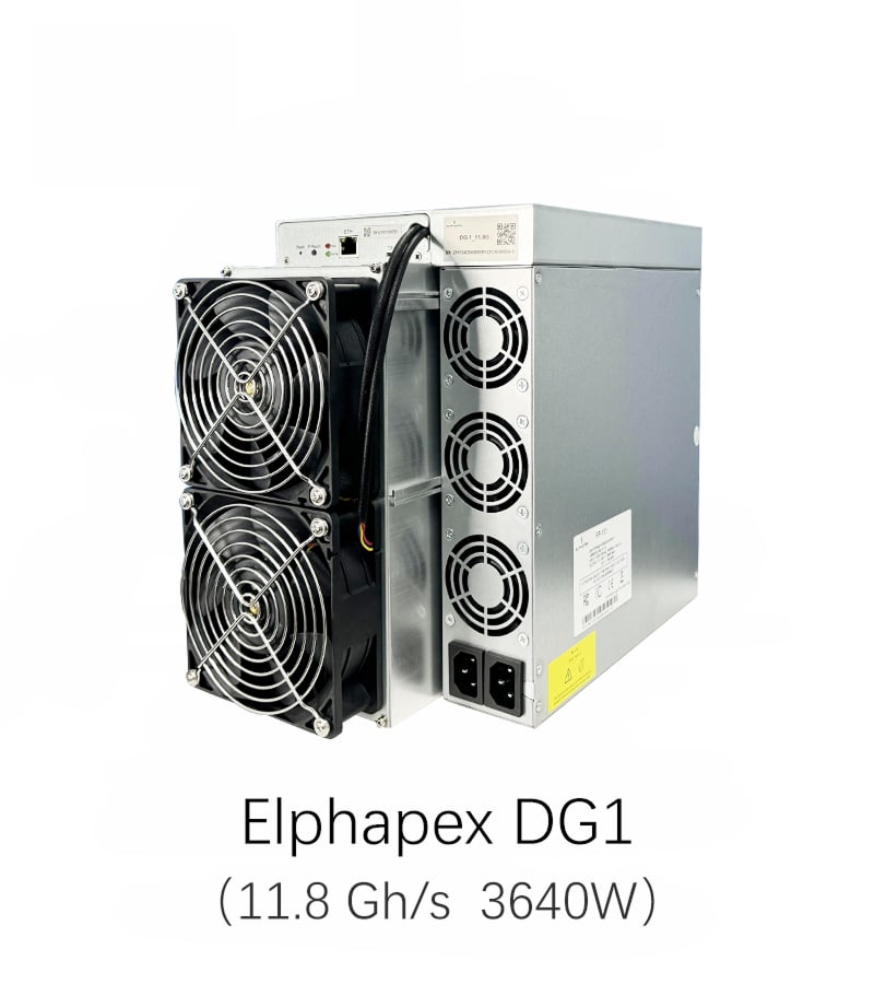 Elphapex DG1 11G 3420W Litcoin Dogecoin Bells Miner