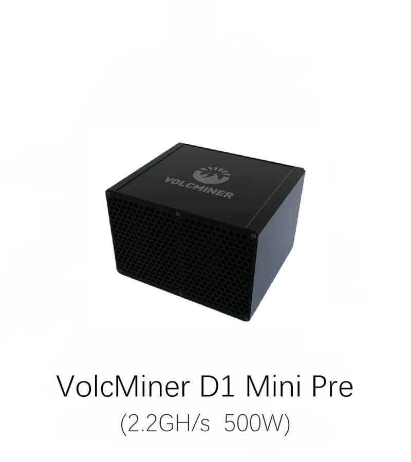 VolcMiner D1 Mini Pre 2.2Gh/s 500W Litecoin Dogecoin Bells Miner