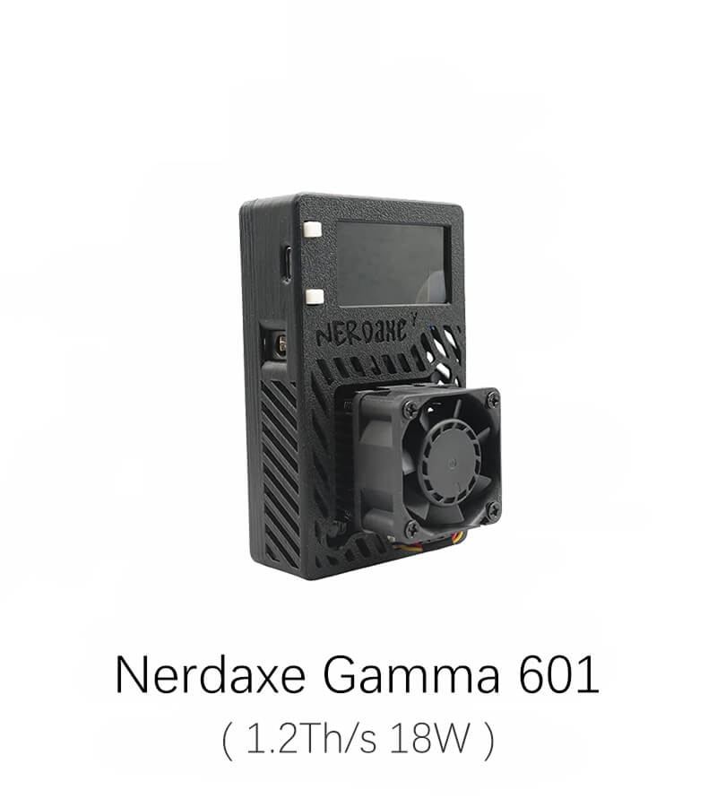 Nerdaxe Gamma 601 1.2Th/s 18W Bitcoin Solo Miner