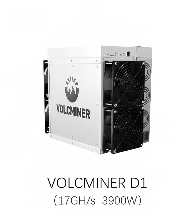 VOLCMINER D1 15Gh/s 16.2Gh/s 18Gh/s 3750W Litecoin Dogecoin Bells Miner