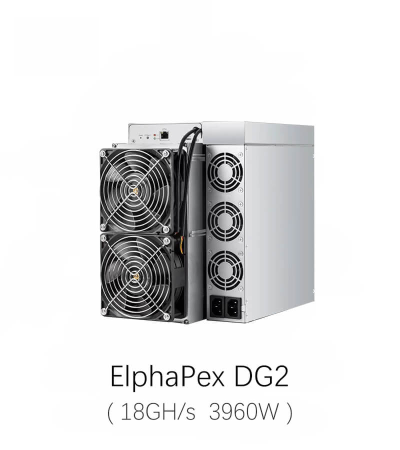 Elphapex DG2 18G 3960W Dogecoin Litcoin Bells Miner