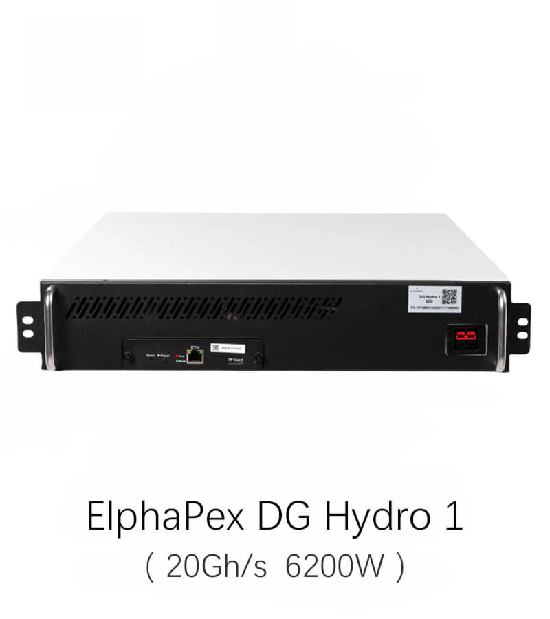 ElphaPex DG Hydro 1 20Gh/s 6200W Litcoin Dogecoin Bells Miner