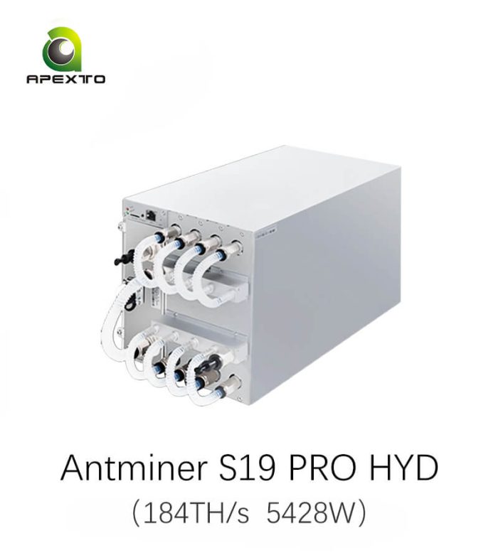 Bitmain Antminer S19 Pro Hyd. 170T 177T 184T 5428W BTC BCH BSV Bitcoin Miner Hydro-cooling Mining Machine - Image 1
