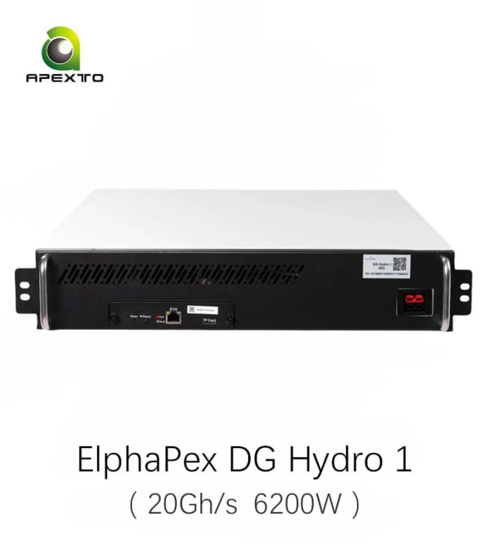 ElphaPex DG Hydro 1 20Gh/s 6200W Litcoin Dogecoin Bells Miner - Image 1