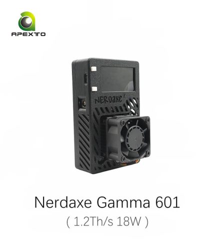 Nerdaxe Gamma 601 1.2Th/s 18W Bitcoin Solo Miner