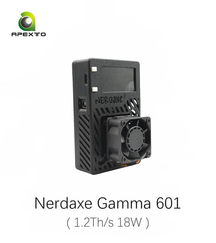 Nerdaxe Gamma 601 1.2Th/s 18W Bitcoin Solo Miner - Image 1