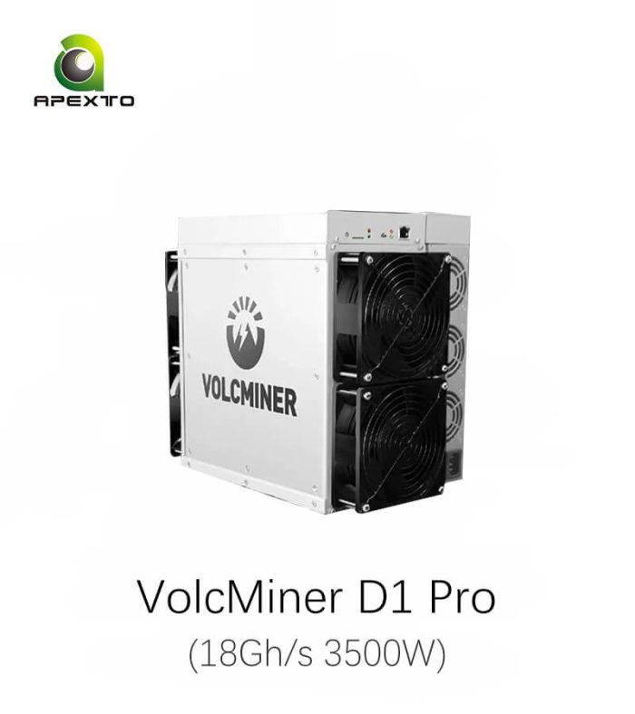 VOLCMINER D1 Pro 18Gh/s 3500W Litecoin Dogecoin Bells Miner - Image 1