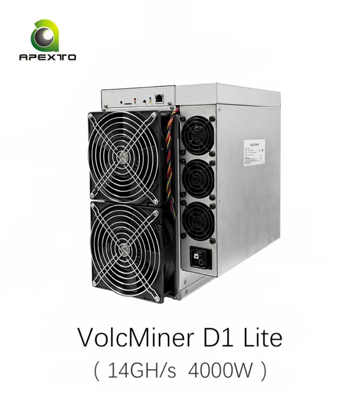 VOLCMINER D1 Lite 14Gh/s 4000W Litecoin Dogecoin Bells Miner - Image 1