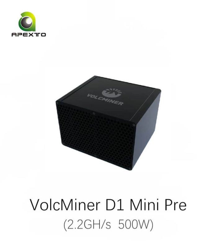 VolcMiner D1 Mini Pre 2.2Gh/s 500W Litecoin Dogecoin Bells Miner - Image 1