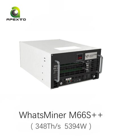 MicroBT WhatsMiner M66S++ 348T 5394W Bitcoin Miner Immersion Cooling